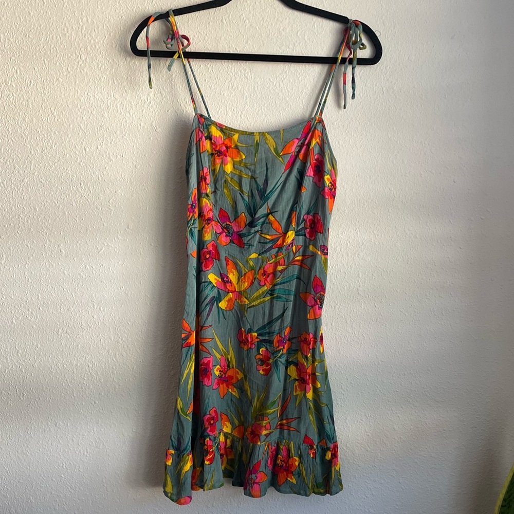 Floral Blue Dress